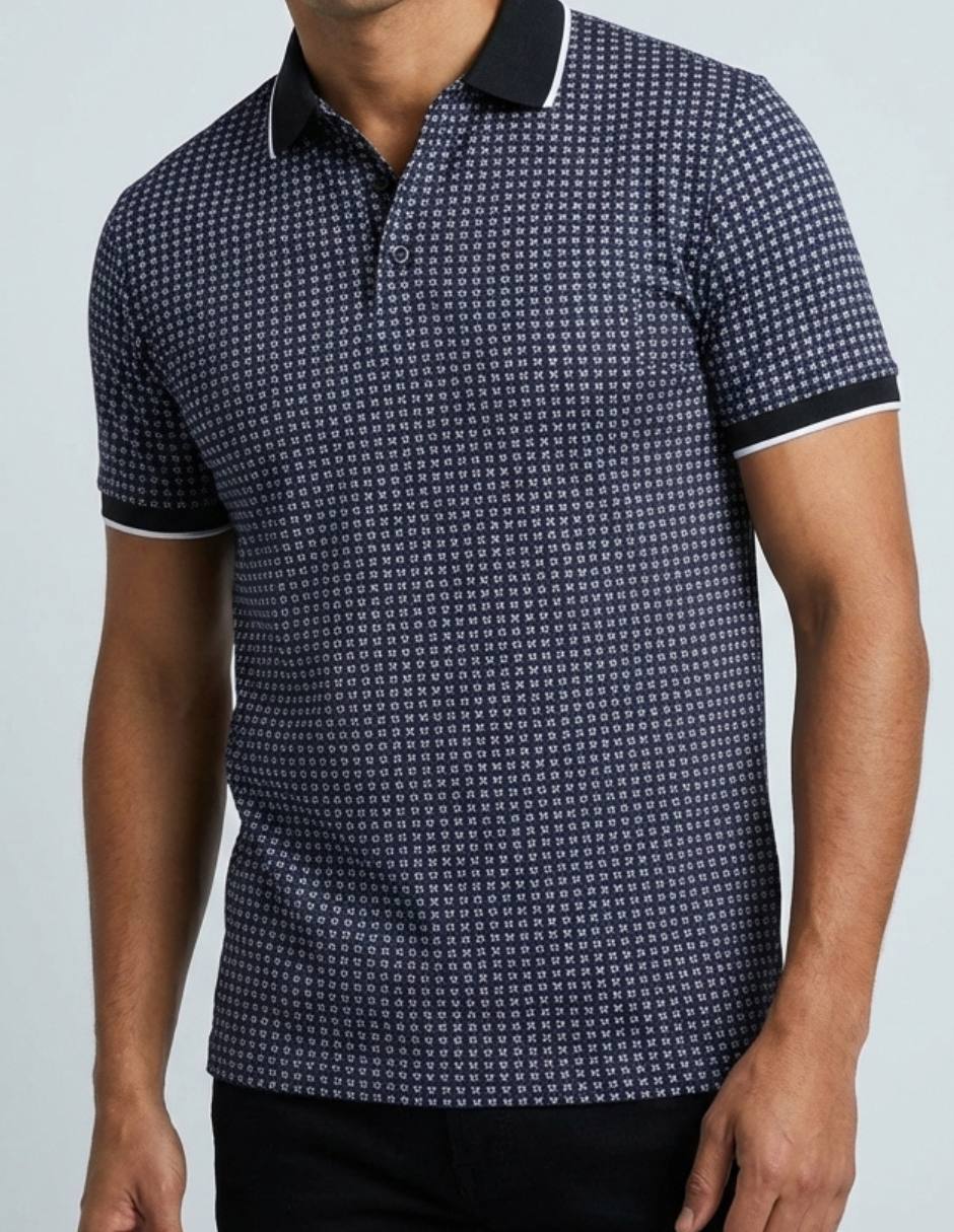 Playera Pavini cuello polo para hombre 4